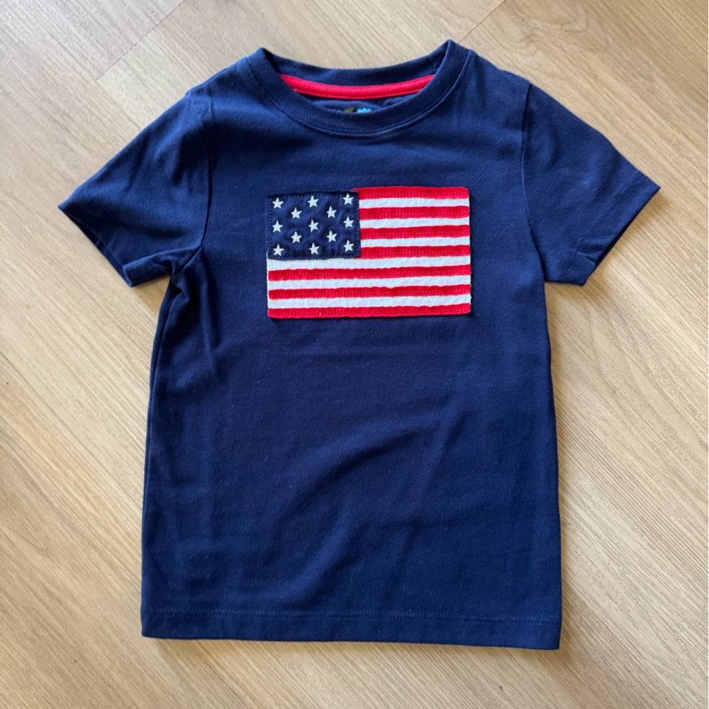 American Flag tshirt toddler